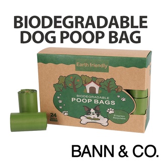 Biodegradable Eco-Friendly Thick Dog Poop Bag (8, 10, 24 Rolls)