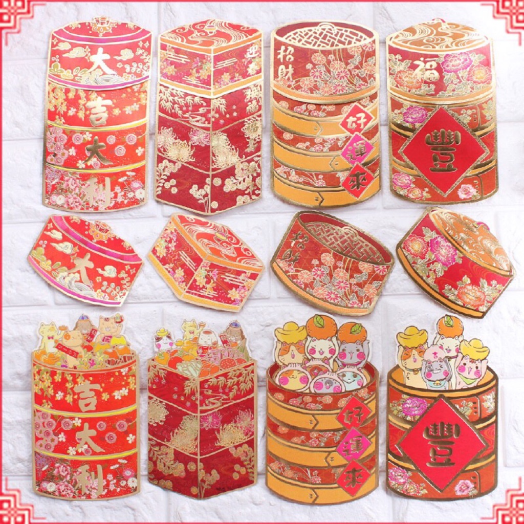 4pcs-pack-3d-cute-red-packets-ang-bao-chinese-new-year-good-luck