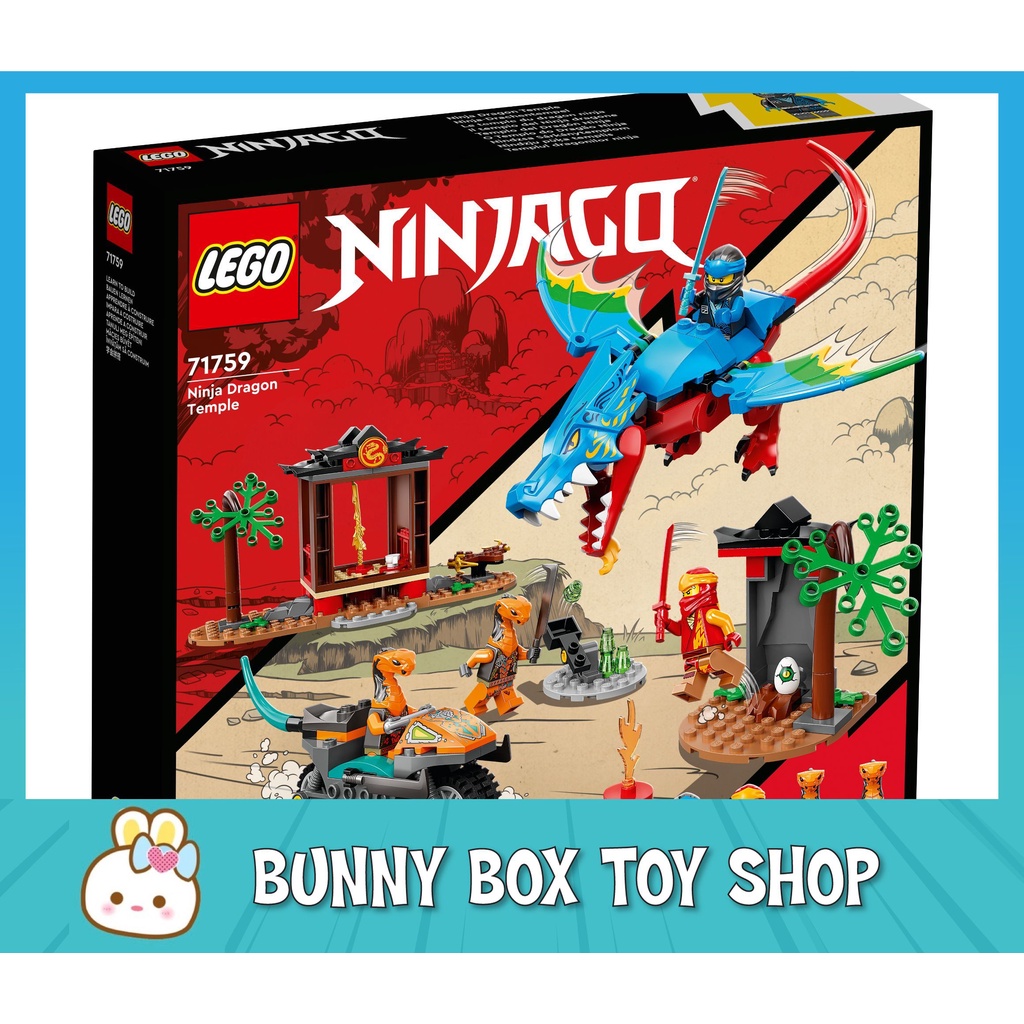 Genuine] LEGO NINJAGO 71759 Ninja Dragon Temple Toys for Kids Boys Girls |  Shopee Singapore