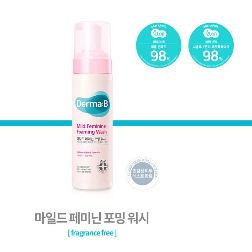 Derma:B]BODY NO.1?KOREA BRNAD?Daily Body Mild Feminine Foaming Forming  Hand Fresh Moisture Scrub Wash Creamy Touch Wash KOREA cosmetics BABY KID  children | Shopee Singapore