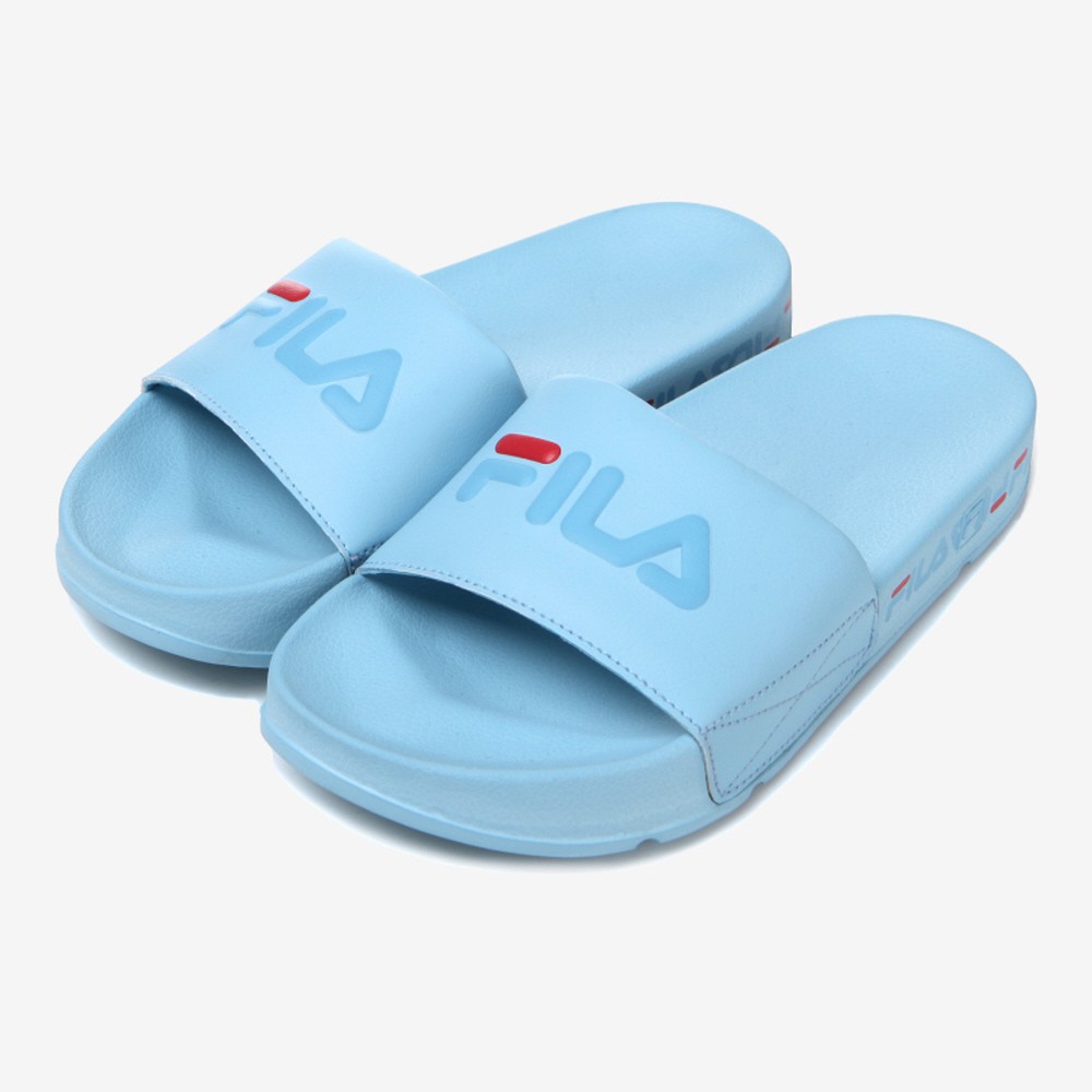 blue fila slides