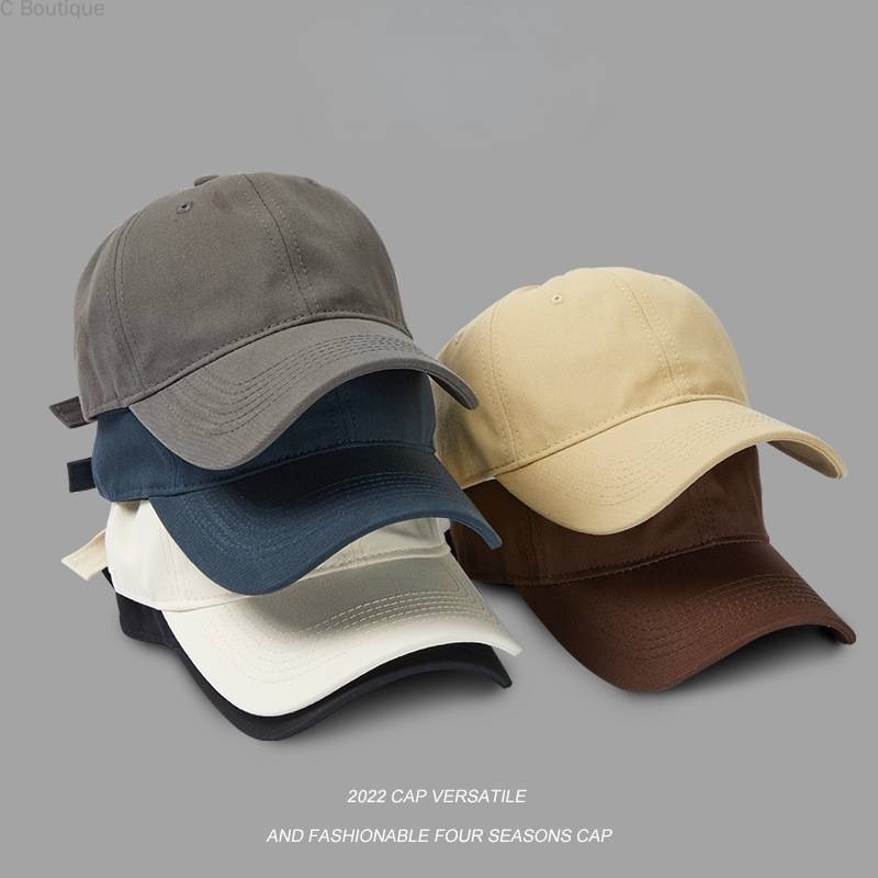 17 colors basic plain cap for men solid color baseball cap for woman korean cap dad hat