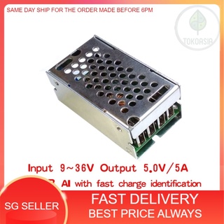(Ready Stock) DC-DC Power Supply Module 24V/12V to 5V 5A Converter Replace LM2596S lm 2596 iot arduino volt contol