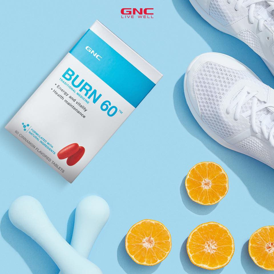 GNC Total Lean Burn 60 Thermogenic Fat Burner, Increase Calorie Burning