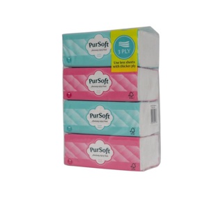 Pursoft 3ply Softpack 130s x 4packs | Shopee Singapore