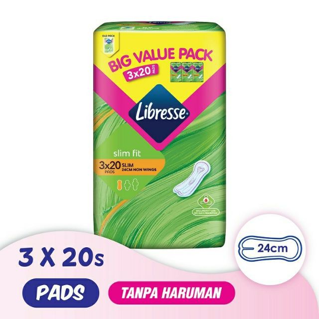 Shop Malaysia Libresse Slim Wing Sanitary Pad 32cm 3x12s Slim Non Wing 24cm 3x20s Slim Wing 24cm 3x16s Shopee Singapore