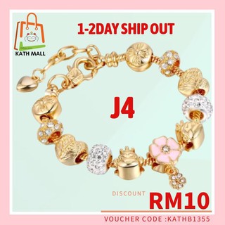 Korea Fashion Bracelet Gelang  Tangan Emas  Korea Fasion 