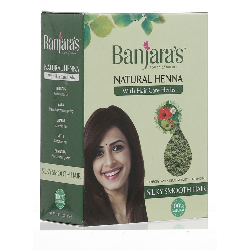 Shop Malaysia Banjara S Natural Henna Powder 100g New Packing Shopee Singapore