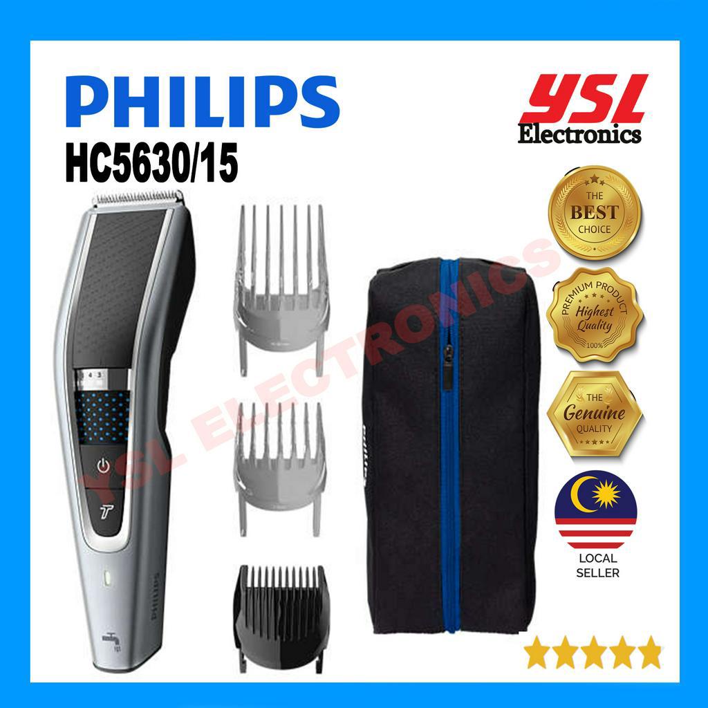 Philips HC5630/15 Hair Clipper Series 5000 Washable Rechargeable Hair ...
