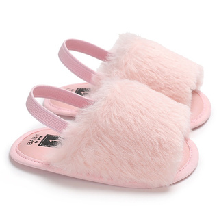 SRO-Infant Baby Girl Summer Sandals Anti-slip Flip-flop Toddler Kids Shoes #2