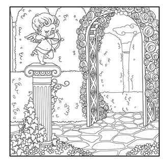 Download Children's Coloring Book Adult Decompression Painting-Mysterious Garden | Shopee Singapore