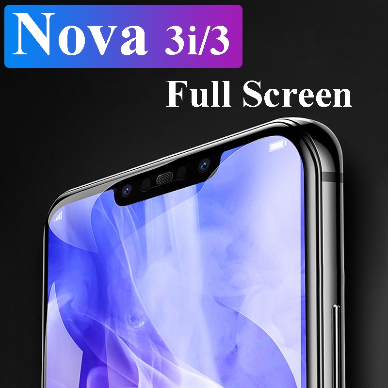 9h Tempered Glass Huawei Nova 3i 3e 3 2s 2 Lite Full Screen Protector Full Cover Shopee Singapore