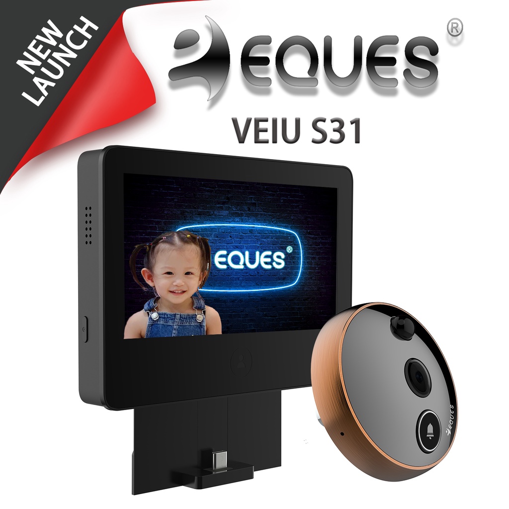 Eques S31 Door Viewer Veiu Premium Gray Shopee Singapore