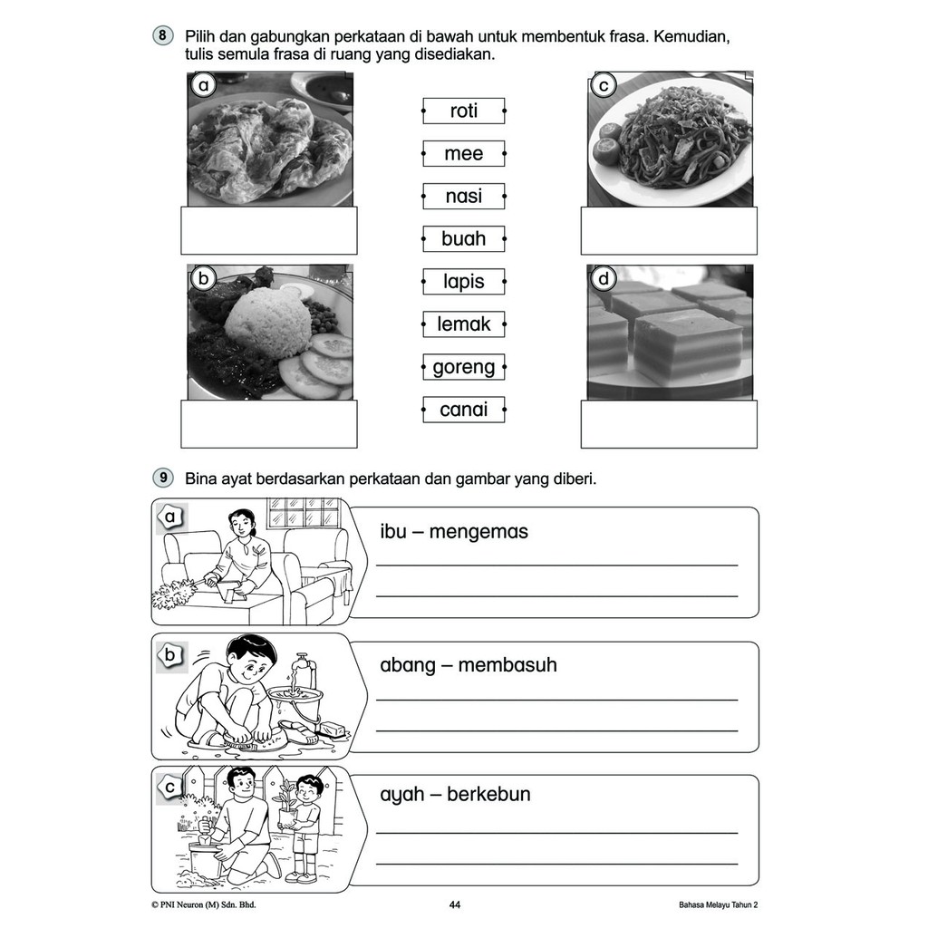 Buku Rampaian Kssr Semakan Bahasa Melayu Tahun 2 Shopee Singapore