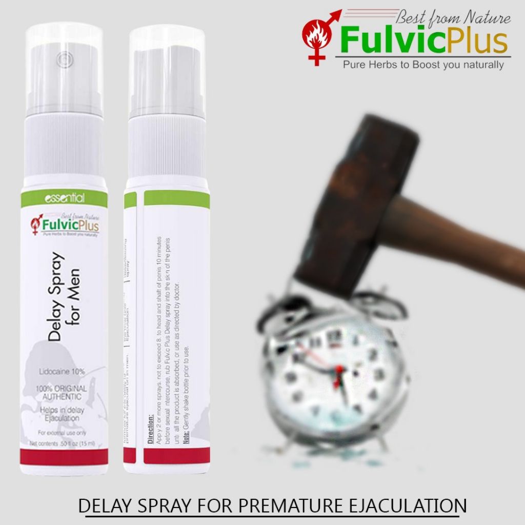 Delay Spray For Premature Ejaculation Tahan Lama Fulvic Plus Shopee Singapore