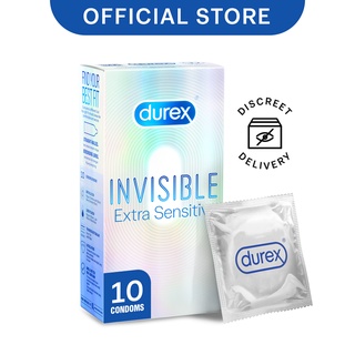 Image of Durex Invisible Extra Sensitive (Thinnest) Condoms 10s