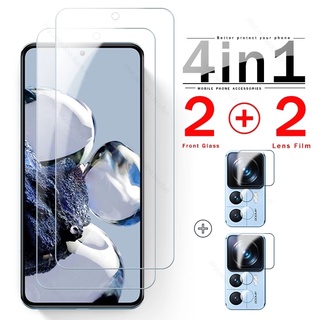 4-To-1 Camera Lens Screen Protector Tempered Glass Film For xiaomi 12T mi12T pro Safety Potective Film 