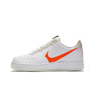 nike air force white orange