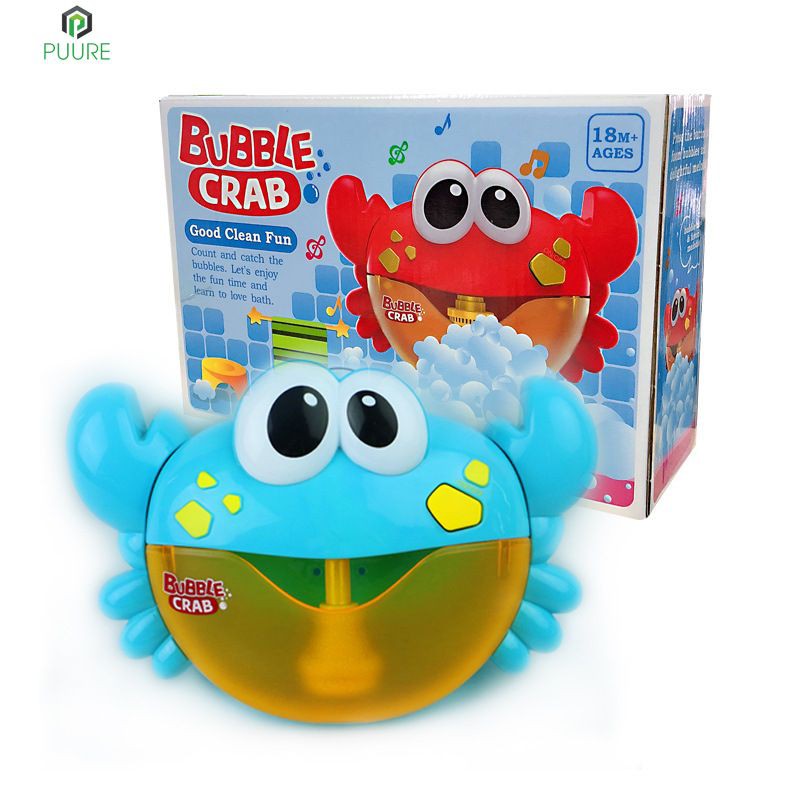 fun bubble crab bath musical toy