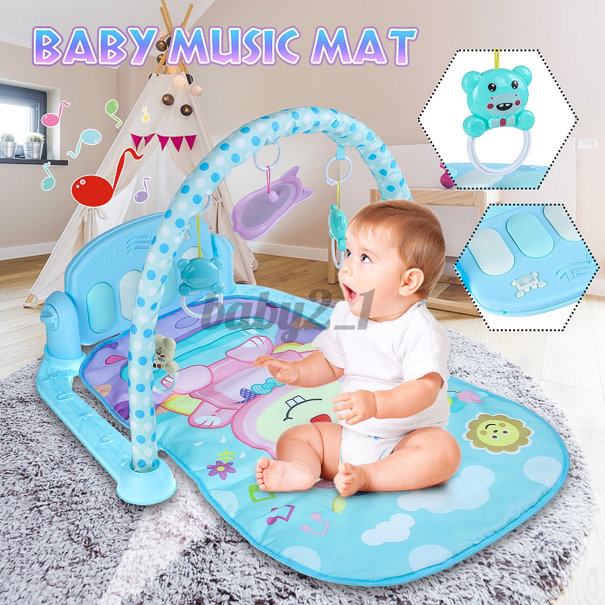 baby floor play gym