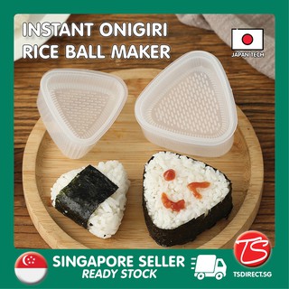 White Sushi Mold Triangle Onigiri Rice Ball Bento Press Maker Mould DIY  Tool Kit
