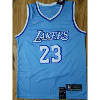 New Style Los Angeles Lakers 23 Lebron James Blue Jersey Nba Shopee Singapore
