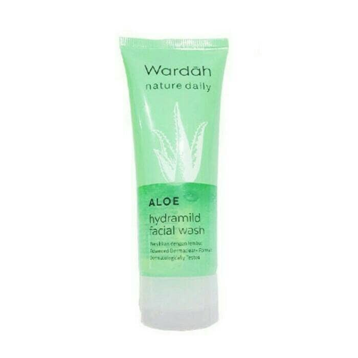 Original Wardah Aloe Hydramild Facial Wash Soap 60ml Aloe Vera Facial Soap Shopee Singapore