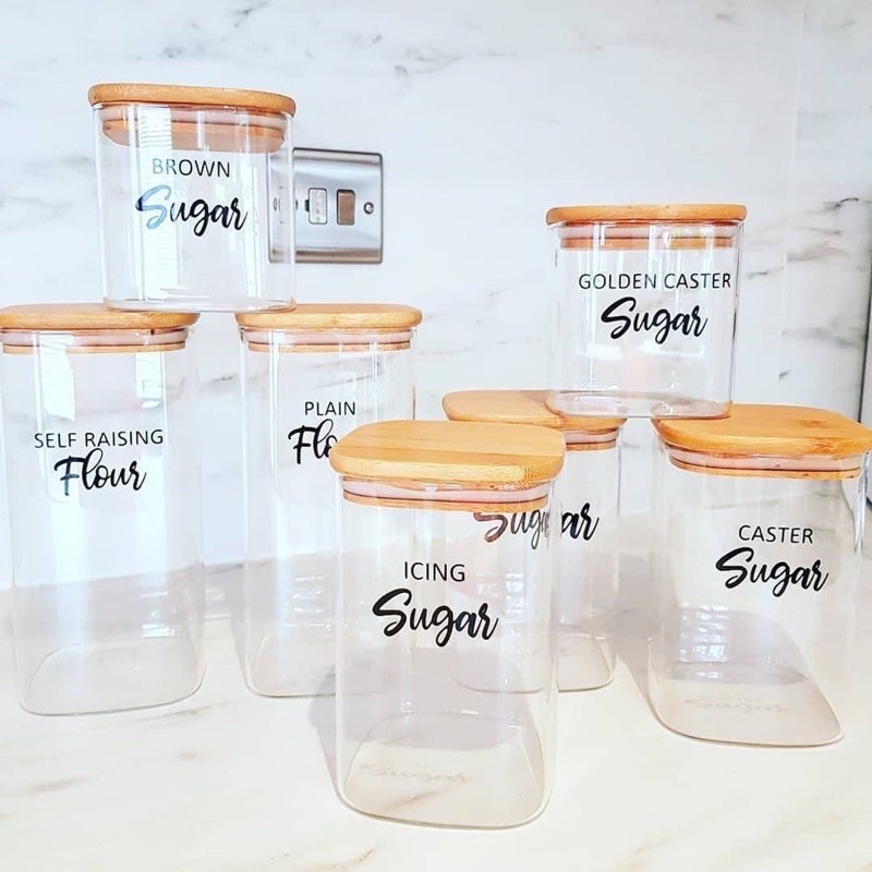 Customise Labels Pantry, Kitchen Pantry Storage Containers With Labels