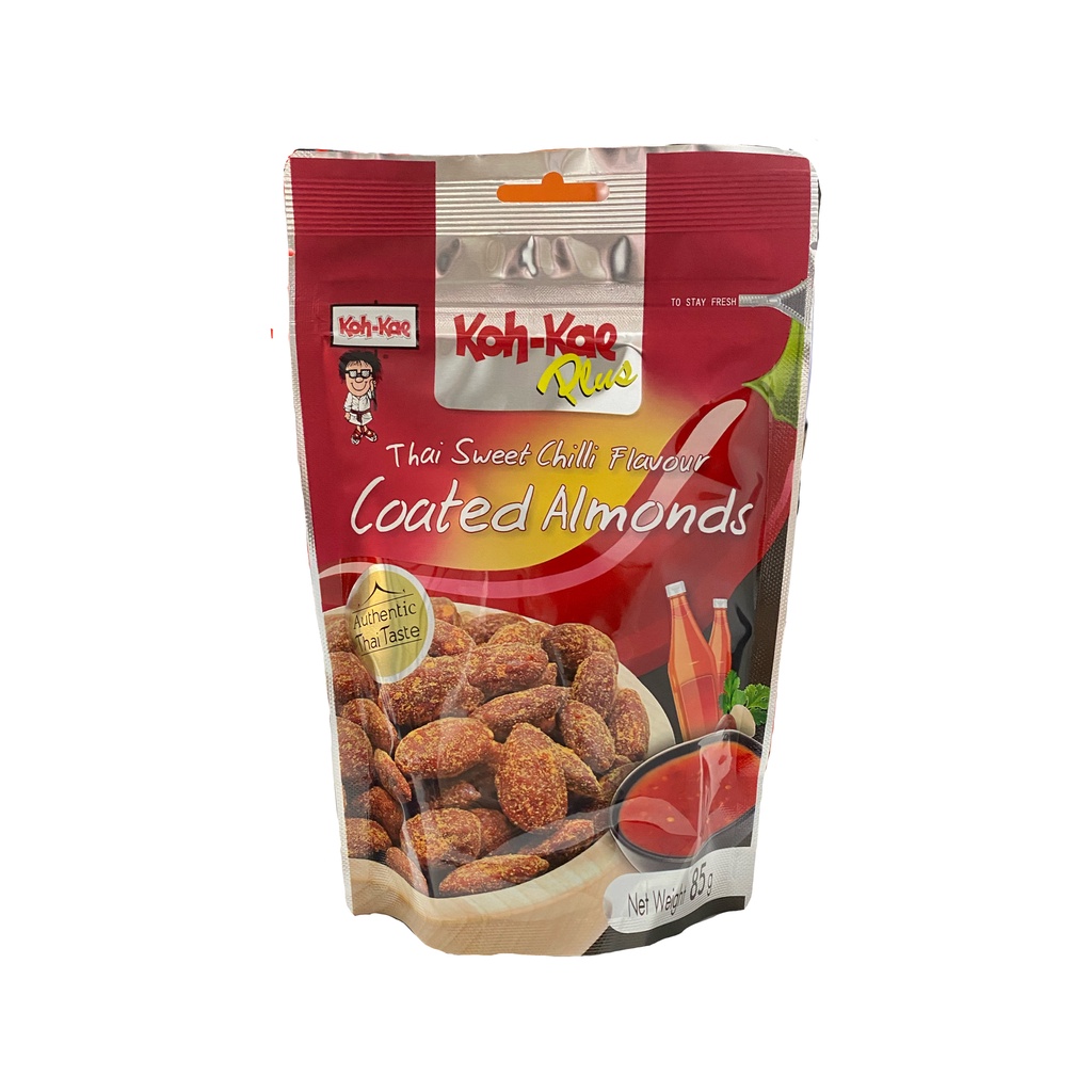KohKae Thai Sweet Chilli Coated Flavour Almonds (85g) Shopee Singapore