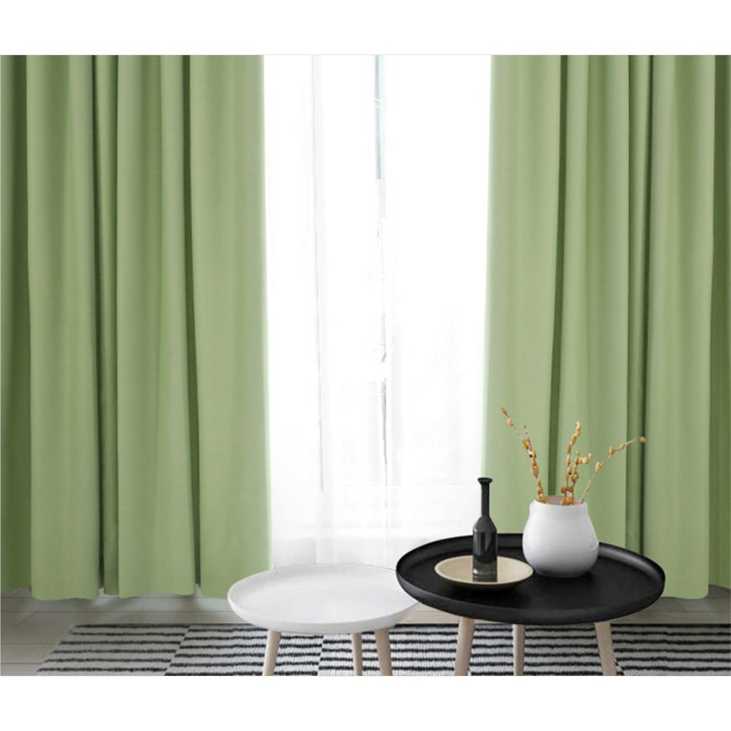 Melin Green Blackout Curtains For Living Room Bedroom Thermal