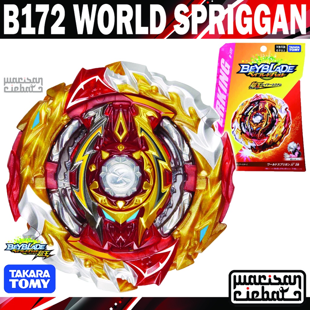 Takara Tomy Beyblade Burst Superking B-172 World Spriggan Unite' 2B ...