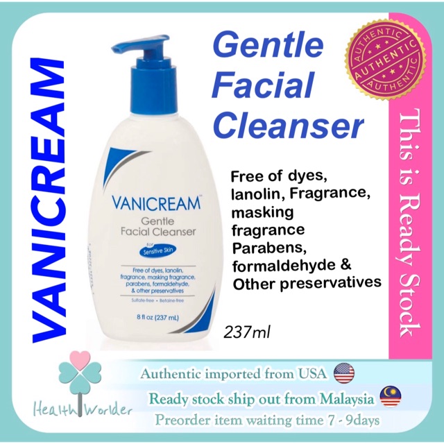 vanicream gentle facial