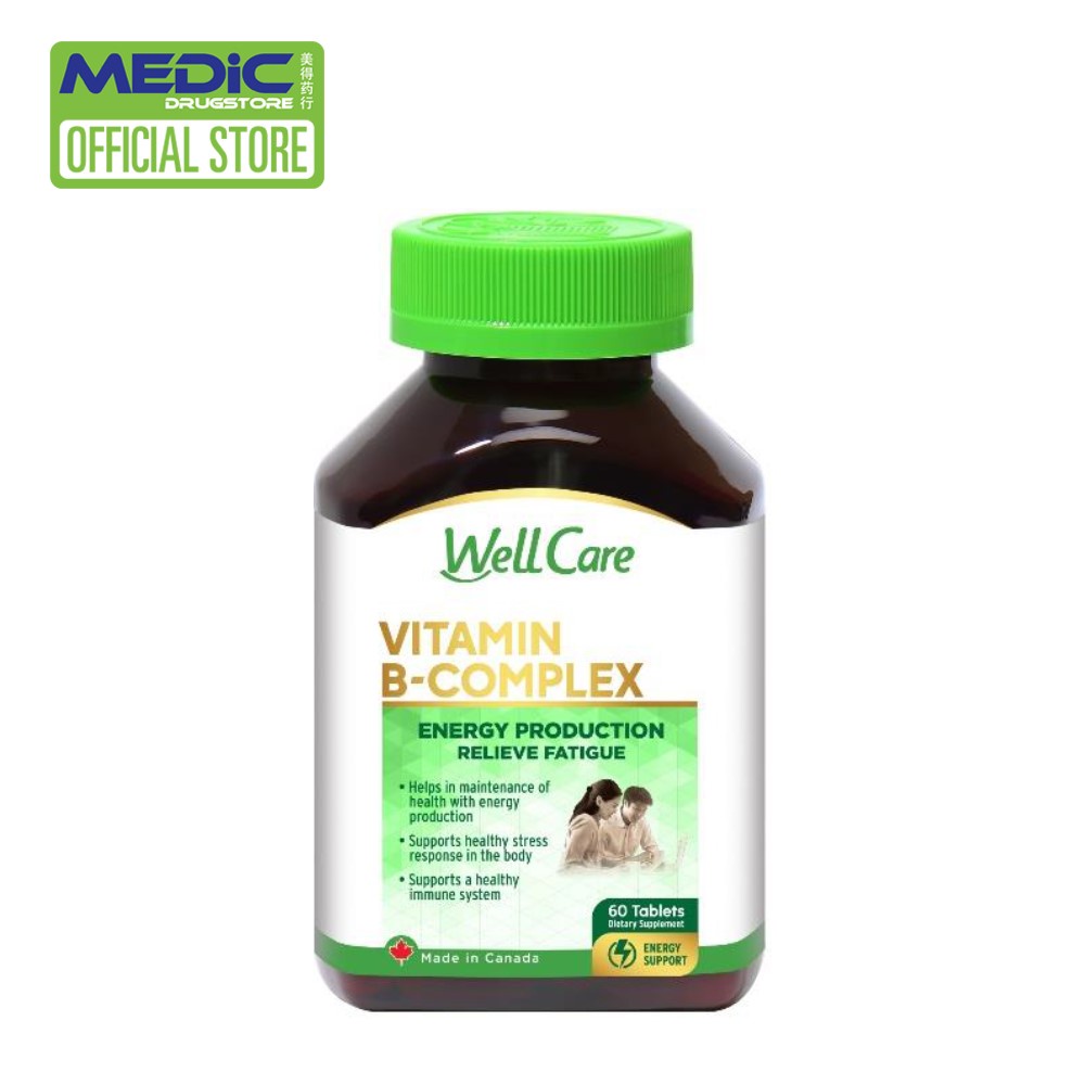 [Bundle Of 2] WellCare Vitamin B-Complex 60s - By Medic Drugstore ...