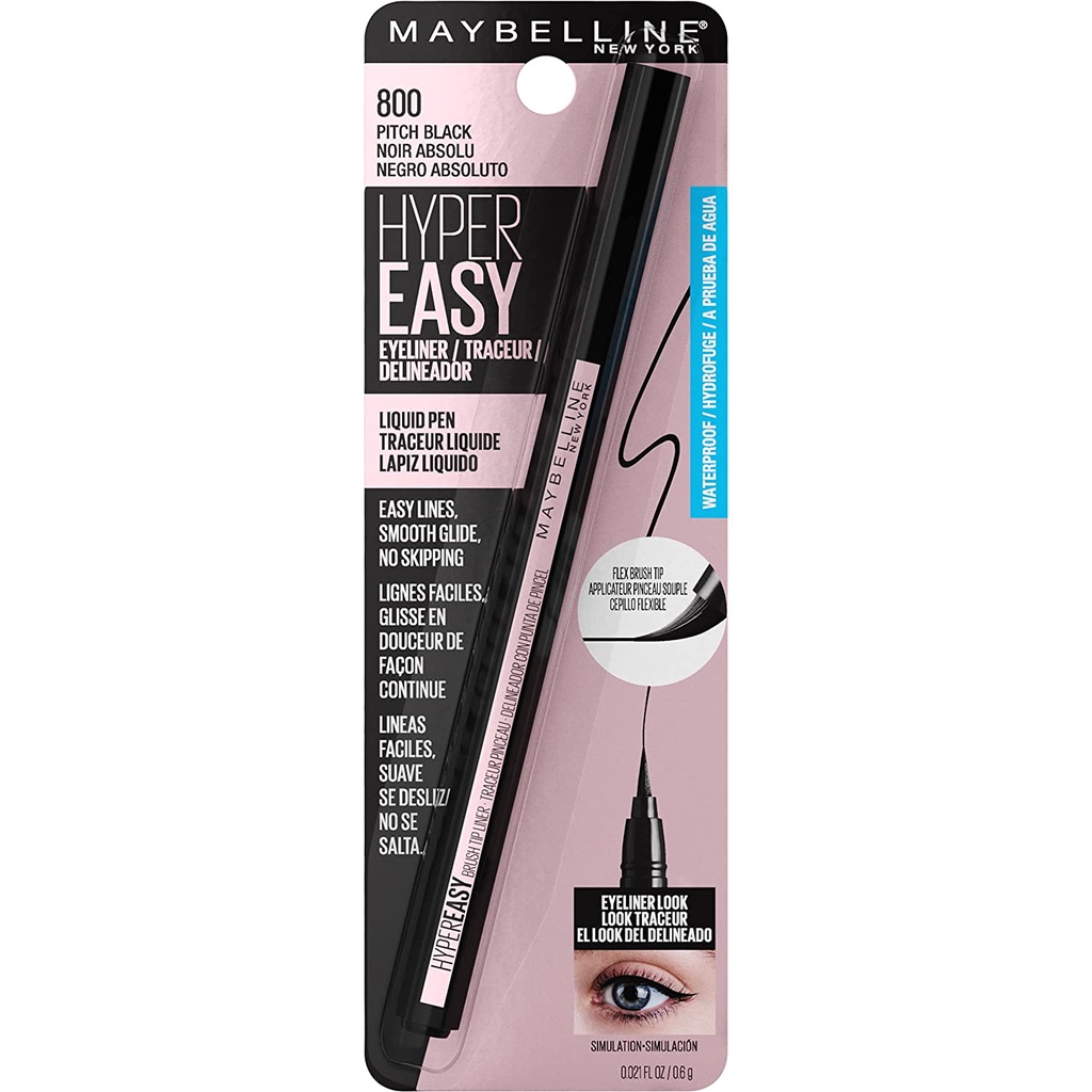 Maybelline Hyper Easy Liquid Pen No Skip Eyeliner Shopee Singapore