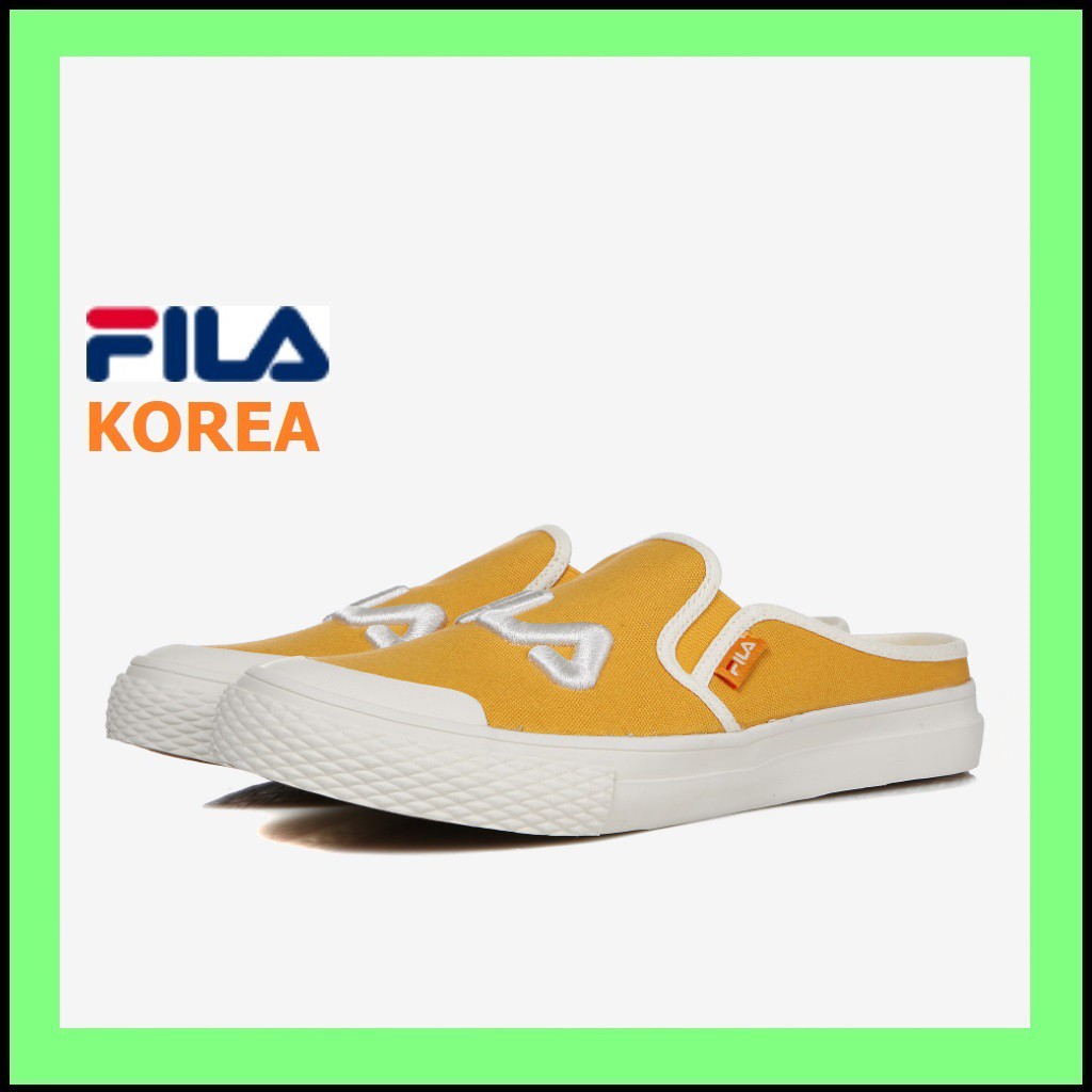 yellow shoes men fila