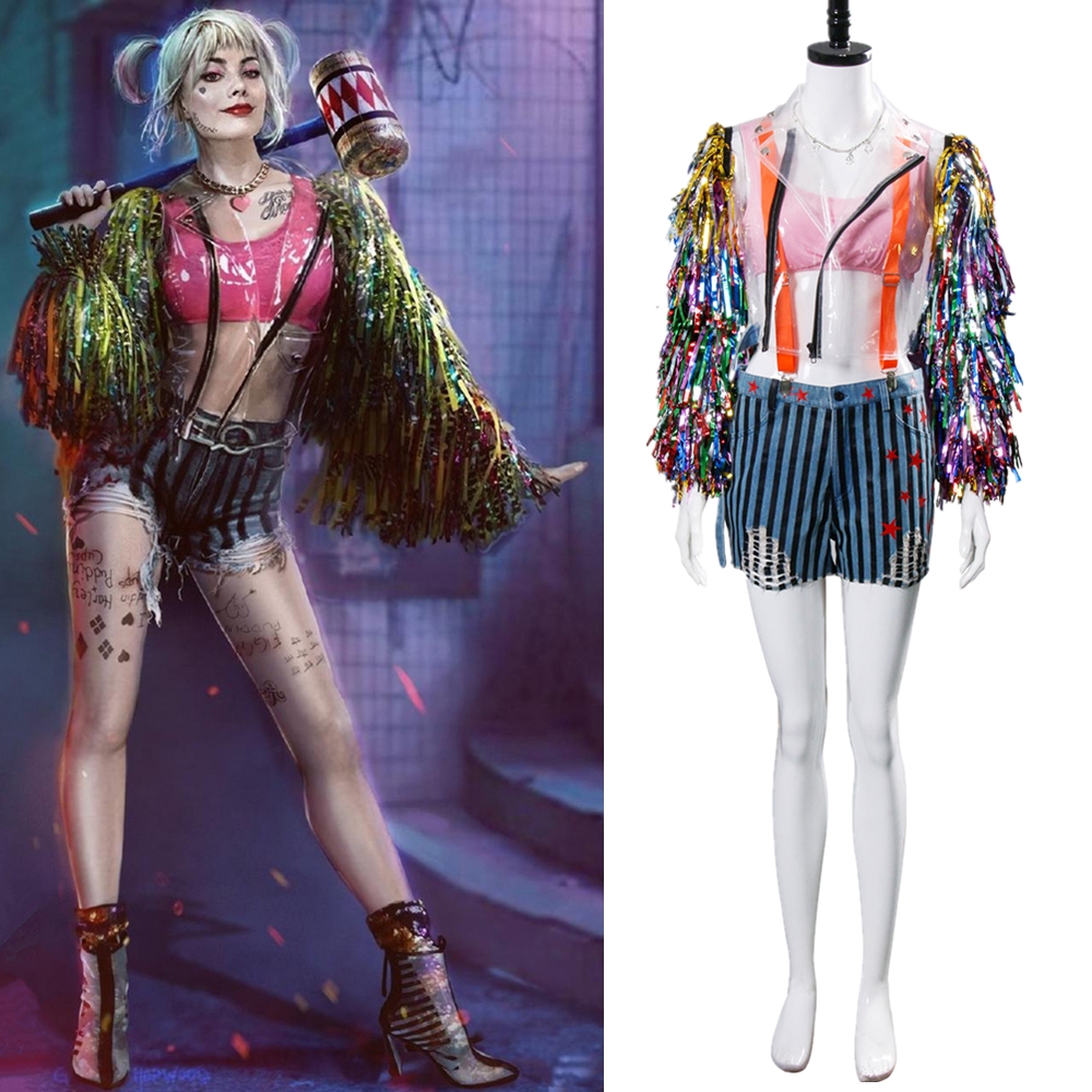 Womens Birds Of Prey Harley Quinn Costume ubicaciondepersonas.cdmx.gob.mx