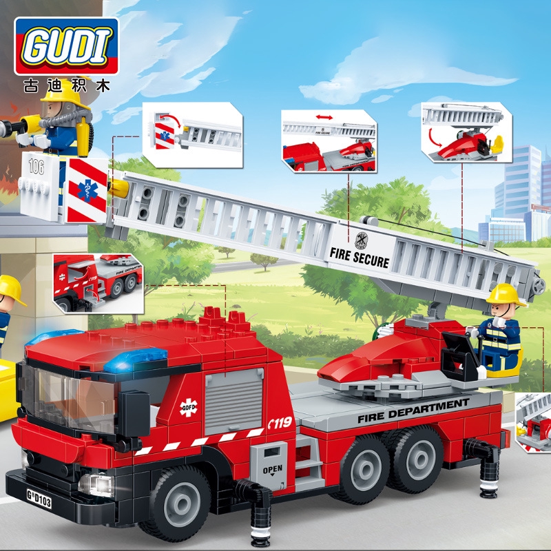 lego small fire truck