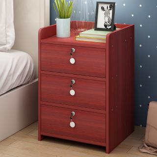 Bedroom Bedside Table With Lock Filing Cabinet Mini Assembly Side Cabinet Corner Cabinet Economy Small Size Nordic Style Shopee Singapore