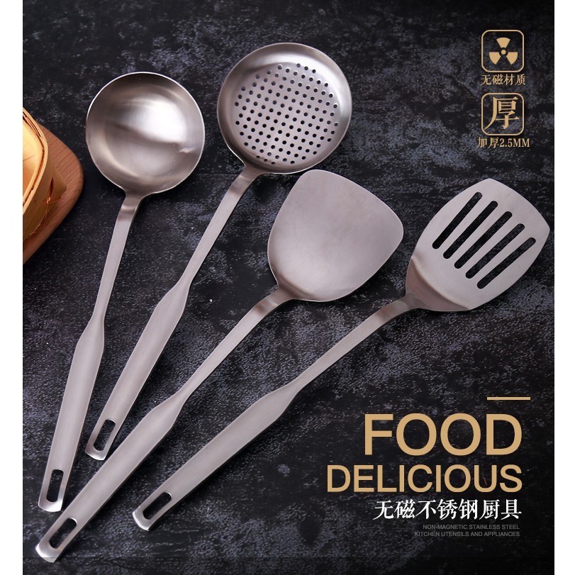 stainless steel spatula frying shovel Soup Ladle spoon colander