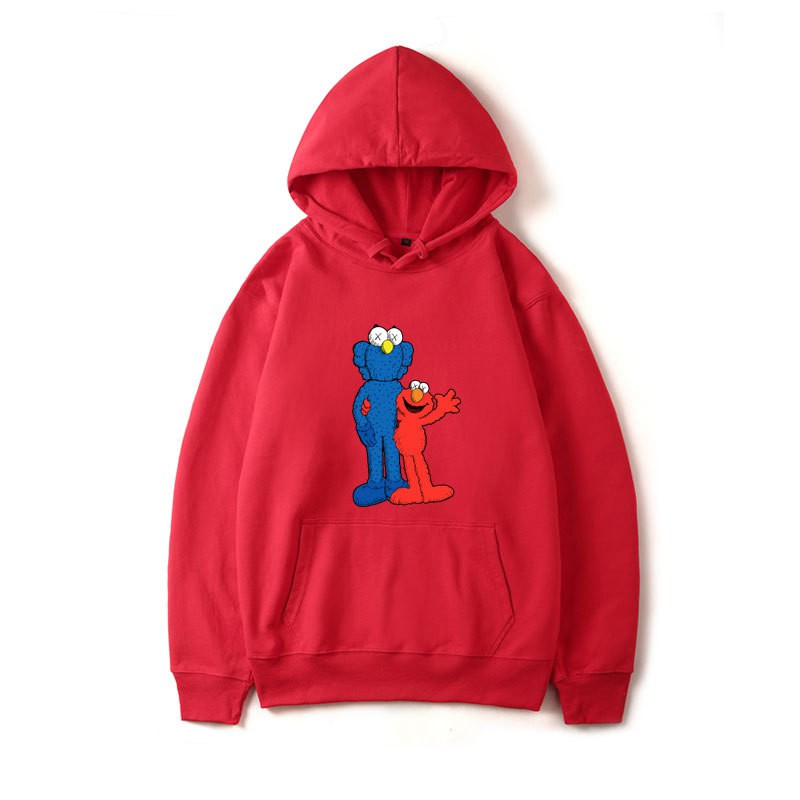 kaws hoodie sesame street