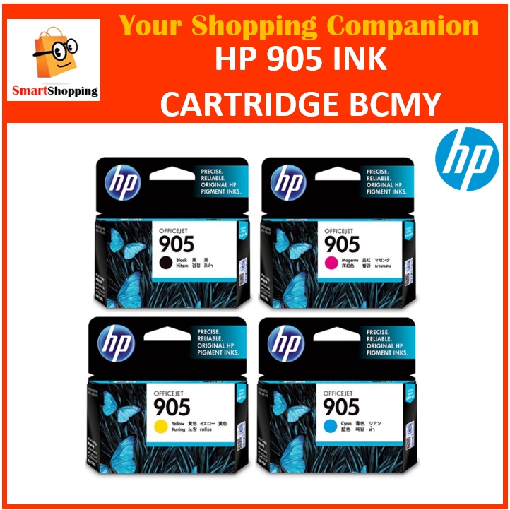 (Original) HP 905 Black| HP 905 Cyan| HP 905 Magenta| HP 905 Yellow ...