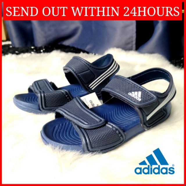 adidas navy blue sandals