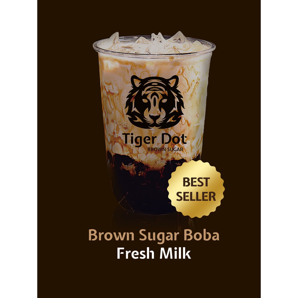 Tiger Dot Brown Sugar Boba Fresh Milk Voucher At Pandan Crescent Shopee Singapore tiger dot brown sugar boba fresh milk voucher at pandan crescent