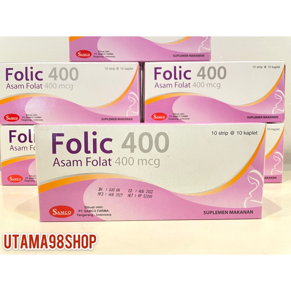 Folic 400 Folic Acid Contains 100 Tablets Singapore