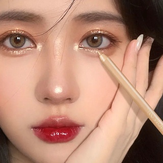 Sweet Mint＠ Lying silkworm pen Eyeshadow Stick Glitter Pearly Eye Highlight Brightening Lazy Multi-use Eye Makeup Stick
