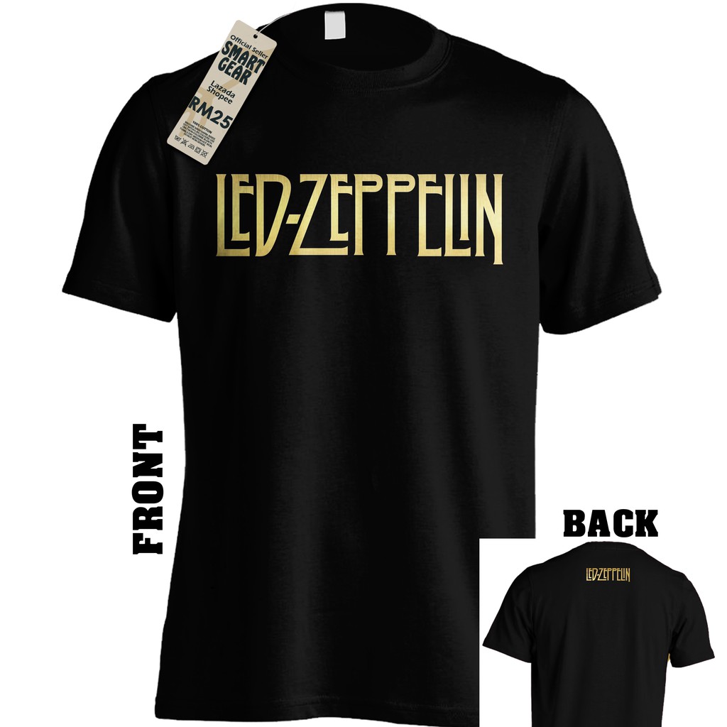 Shirt Burgundy Led Zeppelin Heavy Metal Rock Band Men's T 