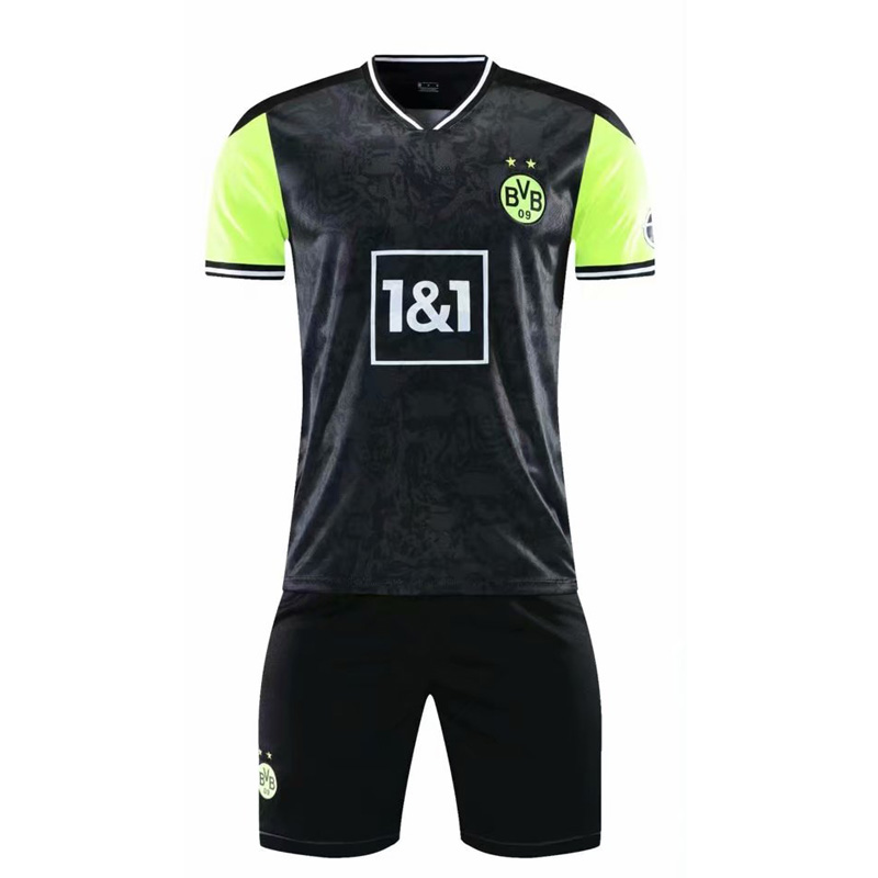 Adults Men S 2021 2022 Borussia Dortmund Jersey Suit Football Soccer Jersey With Shorts 2pcs Set S 2xl Shopee Singapore