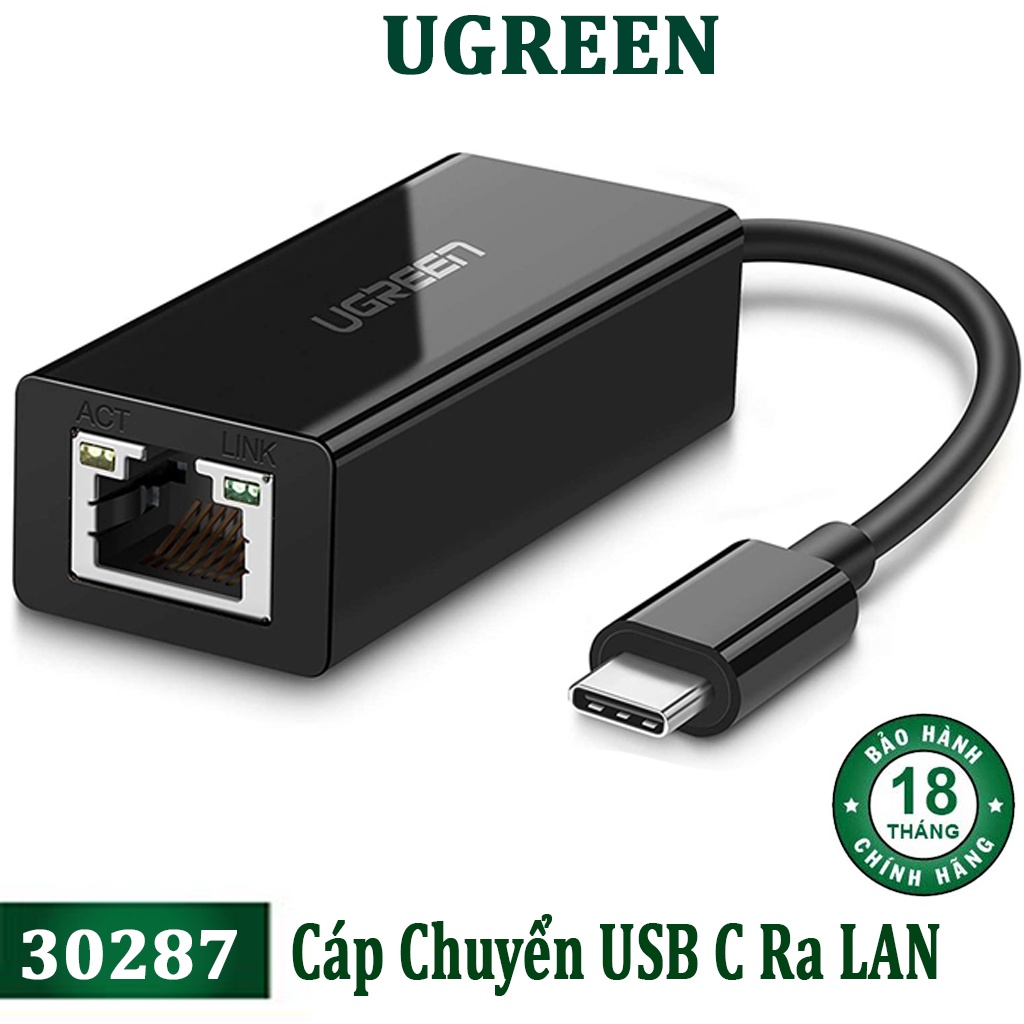 Ugreen 30287 Premium USB C to Lan Adapter Shopee Singapore