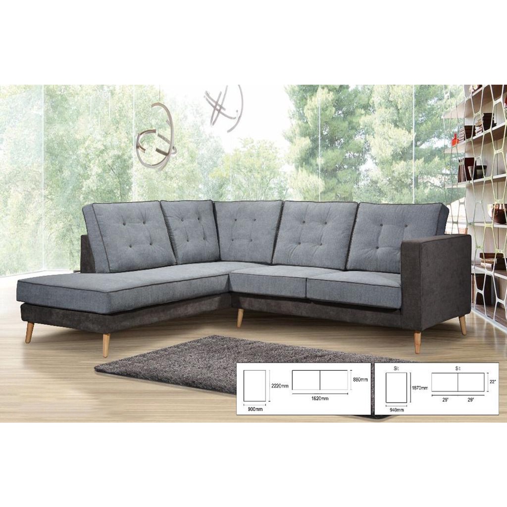 LShape Sofa 5 Seater LShape Sofa Living Room Sofa Shopee Singapore