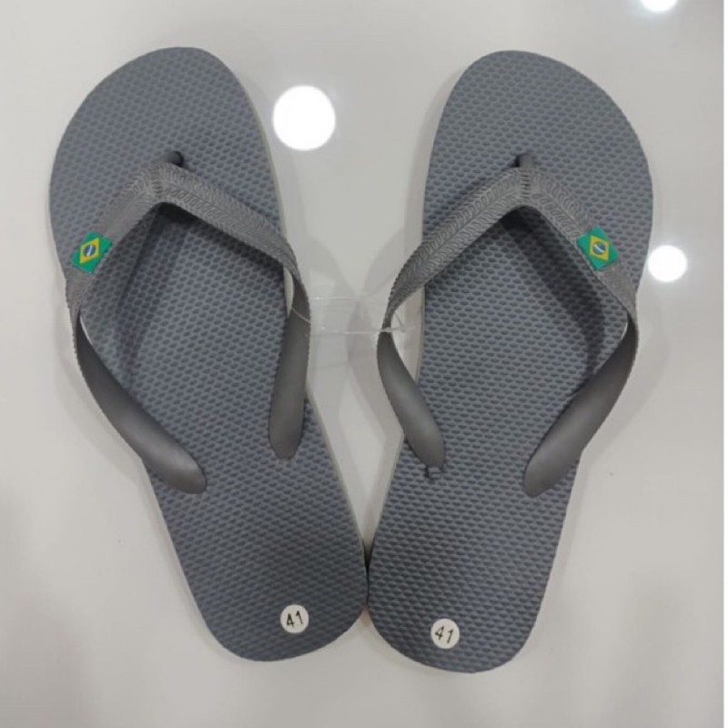 Brazilian Inspired Slippers (Grey) | Shopee Singapore